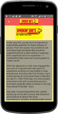 Smokin Joes android App screenshot 2